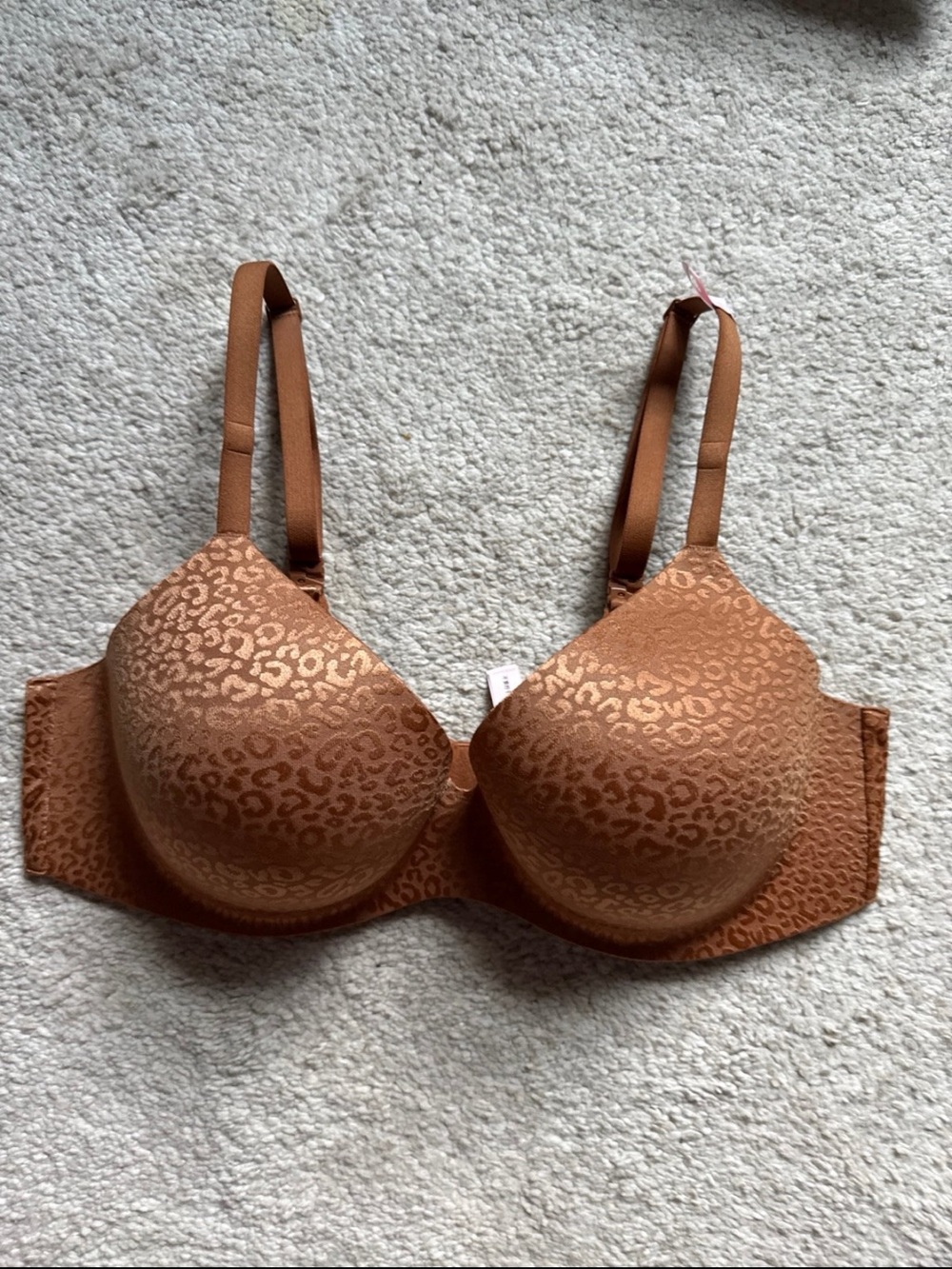 Victoria's Secret Rust Leopard Jacquard T-Shirt Bra